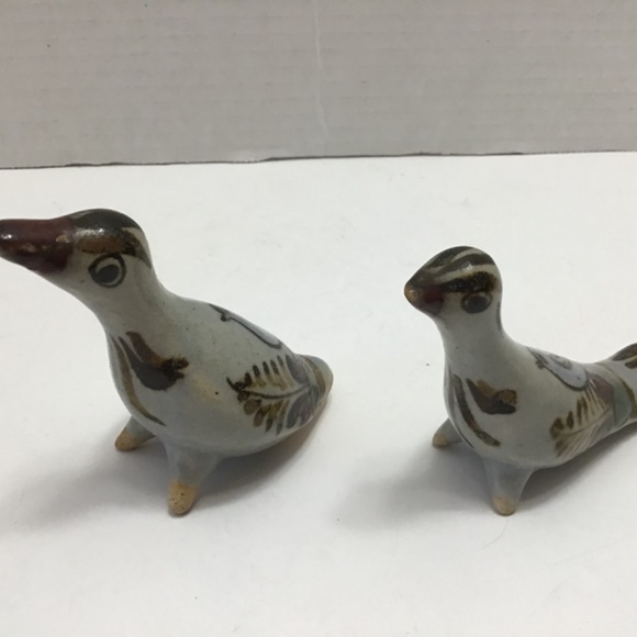 Mexican Handmade Tonala Pottery Birds - Picture 3 of 8